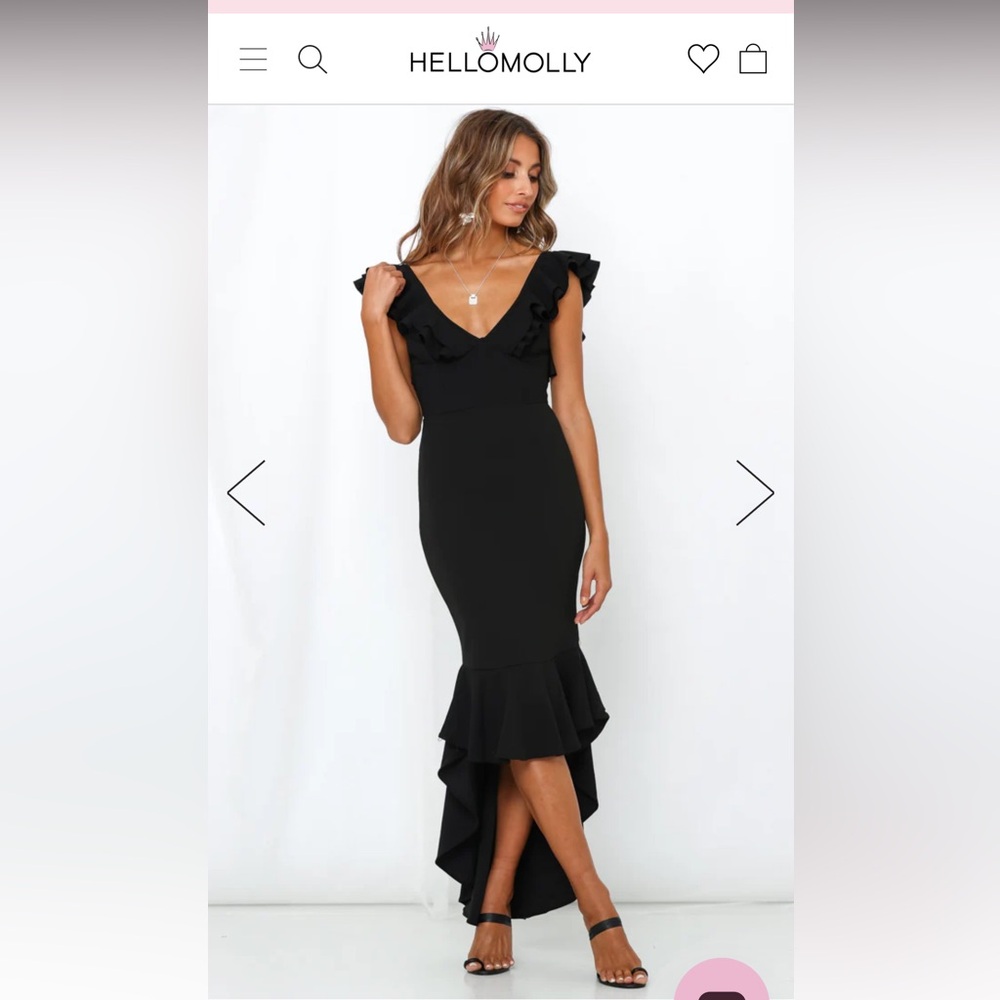 Hello Molly The Hills Black Maxi Dress
